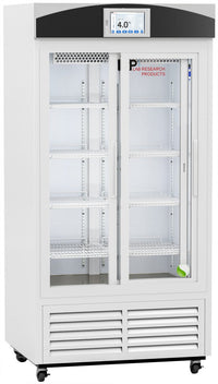 Lab Research Product - LRP-VS-LP-33-TS - 33 Cu. Ft. Touchscreen Sliding Glass Door Laboratory Refrigerator with Variable Speed Compressor