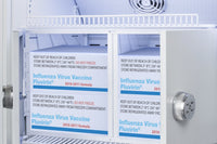 Accucold - ARS15PVLOCKERLHD - 15 Cu.Ft. Upright Vaccine Refrigerator with Interior Lockers, Left Hand Door