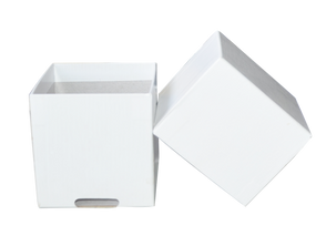 Crystal Industries - MB3C - White 3" Mini Box