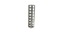 Crystal Industries - MCF-2 - Vertical Half Rack for 3" Boxes