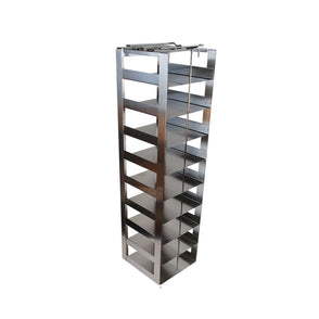 Crystal Industries - MCF-9-2-S - Vertical Rack for Mini 2" Boxes with Spring Lock, Holds 9 Boxes