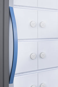 Accucold - ARG15MLLOCKER - 15 Cu.Ft. Upright Laboratory Refrigerator with Interior Lockers