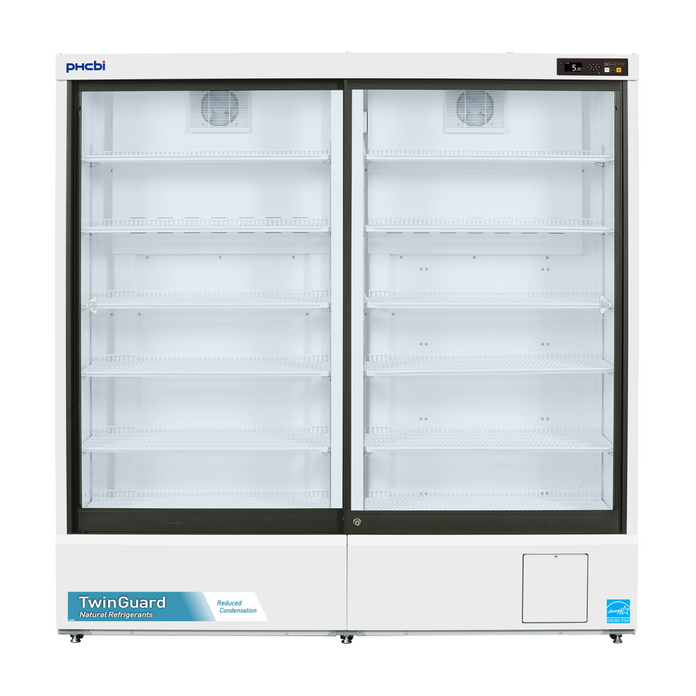 PHCbi - MPR-S1201XH-PA - TwinGuard Natural Refrigerants Sliding Glass Door Pharmaceutical Refrigerators 115V