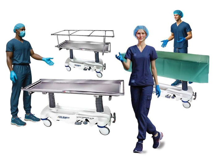 CSI JEWETT - SR1867-72 - Concealed Transport Tables with Side-Loading Roller Frame