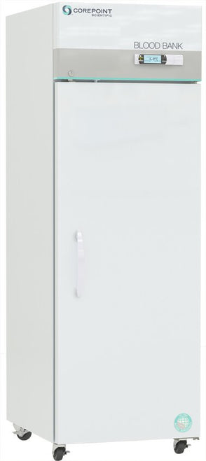 Corepoint Scientific - NSBR231WSW-0 - 23 Cu. Ft. Solid Door Blood Bank Refrigerator, High Performance, FDA Listed, Class II Medical Device