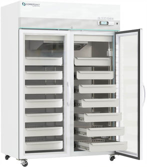 American Biotech Supply - NSBR492WSG-0 - 49 Cu. Ft. Glass Door Blood Bank Refrigerator, High Performance, FDA Listed, Class II Medical Device