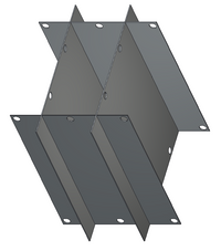 Crystal Industries - P-7120 - Platform Divider for Chartermed Bag Canister Frames F-C-7120