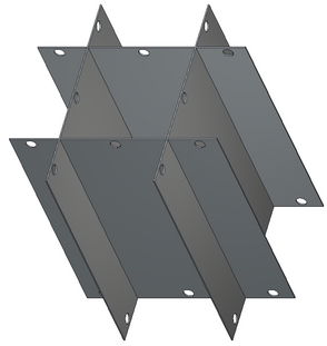 P-DF200 - Platform Divider for Gambro Bag Canister Frames F-C-DF-200