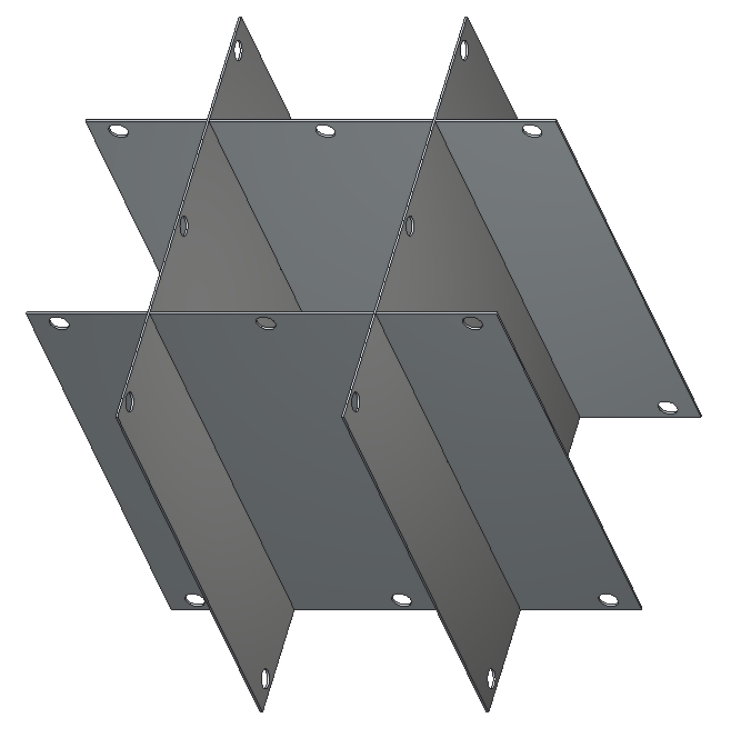 Crystal Industries - P24-4R2110 - 24" Diameter Platform Divider for Baxter/Fenwal Bag Canister Frames F-C-4R2110