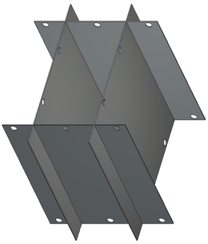 Crystal Industries - P24-4R9953 - 24" Diameter Platform Divider for Baxter/Fenwal Bag Canister Frames F-C-4R9953