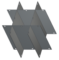 Crystal Industries - P-4R9955 - Platform Divider for Baxter/Fenwal Bag Canister Frames F-C-4R9955