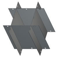 Crystal Industries - P-4R9957 - Platform Divider for Baxter/Fenwal Bag Canister Frames F-C-4R9957