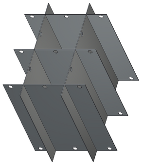 Crystal Industries - P24-CBBC-V1 - 24" Diameter Platform Divider for Med Sep Bag Canister Frames F-CBBC-V1