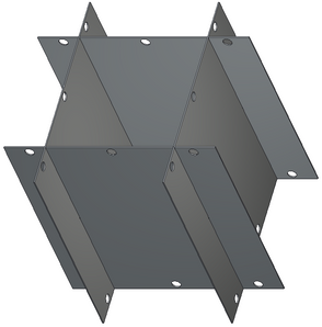 Crystal Industries - P24-DF700 - 24" Diameter Platform Divider for Gambro Bag Canister Frames F-C-DF-700