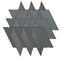 Crystal Industries - P-4R9951 - Platform Divider for Baxter/Fenwal Bag Canister Frames F-C-4R9951
