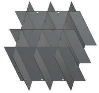 Crystal Industries - P-4R9953 - Platform Divider for Baxter/Fenwal Bag Canister Frames F-C-4R9953