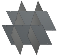 Crystal Industries - P-4R9957 - Platform Divider for Baxter/Fenwal Bag Canister Frames F-C-4R9957