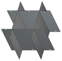 Crystal Industries - P-4R9959 - Platform Divider for Baxter/Fenwal Bag Canister Frames F-C-4R9959