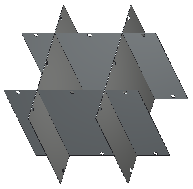 Crystal Industries - P-4R9959 - Platform Divider for Baxter/Fenwal Bag Canister Frames F-C-4R9959