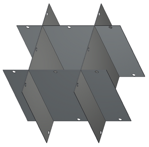 Crystal Industries - P31-4R9959 - 31" Diameter Platform Divider for Baxter/Fenwal Bag Canister Frames F-C-4R9959