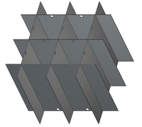 Crystal Industries - P-CBBC-V1 - Platform Divider for Med Sep Bag Canister Frames F-CBBC-V1