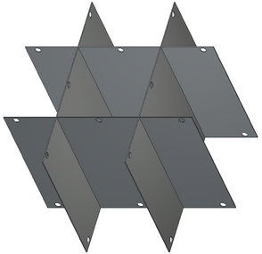 Crystal Industries - P31-DF700 - 31" Diameter Platform Divider for Gambro Bag Canister Frames F-C-DF-700