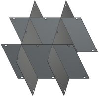 Crystal Industries - P-DF700 - Platform Divider for Gambro Bag Canister Frames F-C-DF-700
