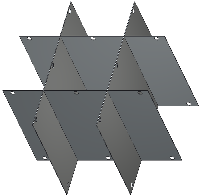 Crystal Industries - P-DF700 - Platform Divider for Gambro Bag Canister Frames F-C-DF-700