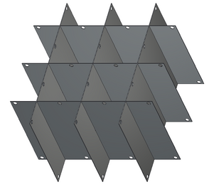 Crystal Industries - P39-4R2110 - 39" Diameter Platform Divider for Baxter/Fenwal Bag Canister Frames F-C-4R2110