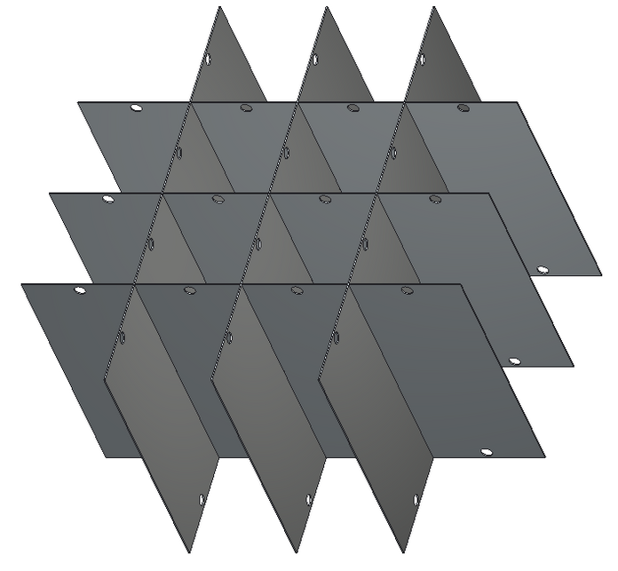 Crystal Industries - P39-4R9953 - 39" Diameter Platform Divider for Baxter/Fenwal Bag Canister Frames F-C-4R9953