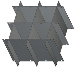 Crystal Industries - P39-4R9957 - 39" Diameter Platform Divider for Baxter/Fenwal Bag Canister Frames F-C-4R9957