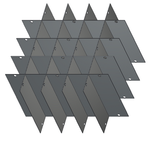 Crystal Industries - P39-7120 - 39" Diameter Platform Divider for Chartermed Bag Canister Frames F-C-7120