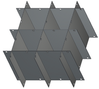Crystal Industries - P-91D - Platform Divider for Stericon Bag Canister Frames F-C-91D