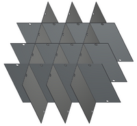 Crystal Industries - P-CBBC-V1 - Platform Divider for Med Sep Bag Canister Frames F-CBBC-V1