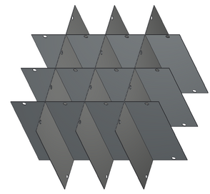 P39-DF200 - 39" Diameter Platform Divider for Gambro Bag Canister Frames F-C-DF-200