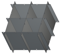 Crystal Industries - P-DF700 - Platform Divider for Gambro Bag Canister Frames F-C-DF-700