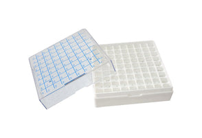 Crystal Industries - PB2-81 - Polycarbonate Plastic Box with 81 Cells