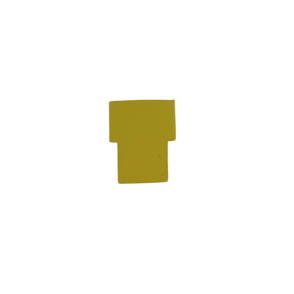 Crystal Industries - PC-502 - Metal Tags for Aluminum Cryo-Canes, Yellow
