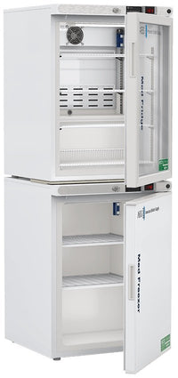 American Biotech Supply - PH-ABT-HC-RFC1020G - 10 Cu. Ft. Pharmacy Refrigerator and Freezer Combination with Glass Door