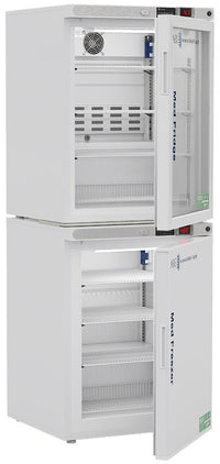 American Biotech Supply - PH-ABT-HC-RFC1030G - 10 Cu. Ft. Pharmacy Refrigerator and Freezer (-22°F Operation) Combination with Glass Door Refrigerator