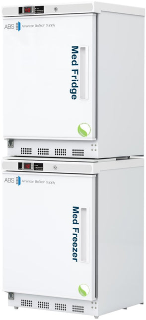 American Biotech Supply - PH-ABT-HC-RFC9-LH - 9 Cu. Ft. Pharmacy Refrigerator and Freezer Combination, Left Hinged