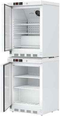American Biotech Supply - PH-ABT-HC-RFC9-LH - 9 Cu. Ft. Pharmacy Refrigerator and Freezer Combination, Left Hinged