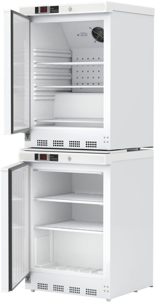 American Biotech Supply - PH-ABT-HC-RFC9-LH - 9 Cu. Ft. Pharmacy Refrigerator and Freezer Combination, Left Hinged
