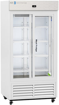 American Biotech Supply - PH-ABT-VS-S33G - 33 Cu. Ft. Standard Sliding Glass Door Pharmacy Refrigerator