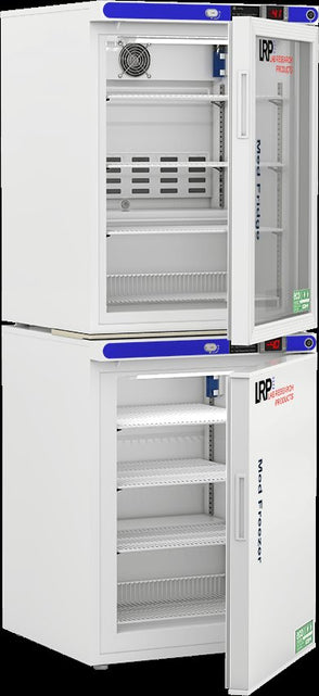 Lab Research Products - PH-LRP-HC-RFC1040G - 10 Cu. Ft. Pharmacy Refrigerator & Freezer (-40°C Operation) Combination, with Glass Door Refrigerator