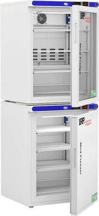 Lab Research Products (LRP) - PH-LRP-HC-RFC1040G - 10 Cu. Ft. Pharmacy Refrigerator & Freezer (-40°C Operation) Combination, with Glass Door Refrigerator