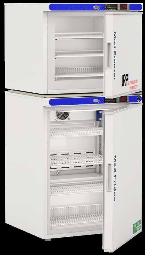 Lab Research Products - PH-LRP-HC-RFC7S - 7 Cu. Ft. Pharmacy Refrigerator & Freezer Solid Door Combination