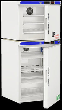 Lab Research Products - PH-LRP-HC-RFC7SA - 7 Cu. Ft. Pharmacy Refrigerator & Auto Defrost Freezer Solid Door Combination