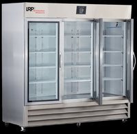 Lab Research Products - PH-LRP-HC-SSP-72G - 72 Cu. Ft. Plus Series Glass Door Stainless Steel Pharmacy Refrigerator