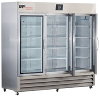 Lab Research Products (LRP) - PH-LRP-HC-SSP-72G - 72 Cu. Ft. Plus Series Glass Door Stainless Steel Pharmacy Refrigerator